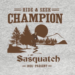 Sasquatch. Hide and Seek Champion T-Shirt